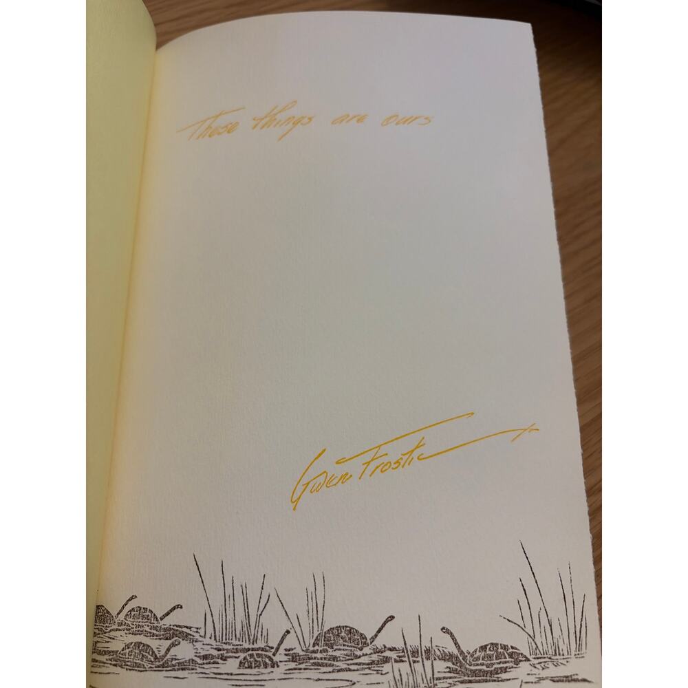 These Things Are Ours Gwen Frostic 1960 HC Block Print Poetry Presscraft Papers - Picture 3 of 6